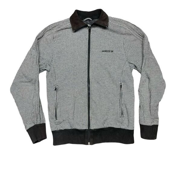 Adidas Originals Materials of the World Track Jacket Rare Houndstooth Men's S - Picture 1 of 11